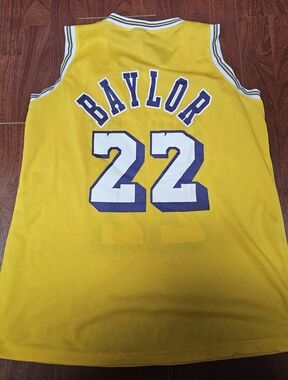 Elgin Baylor Los Angeles Lakers #22 Basketball Jersey